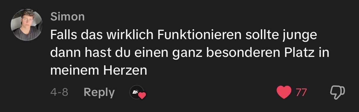 TikTok Kommentar 4