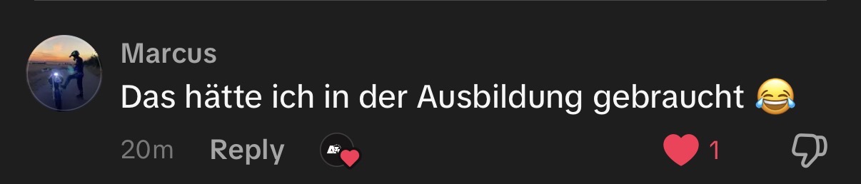 TikTok Kommentar wegew